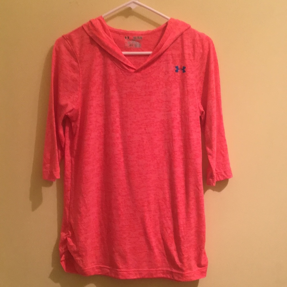 Under Armor youth XL loose heat gear top pink